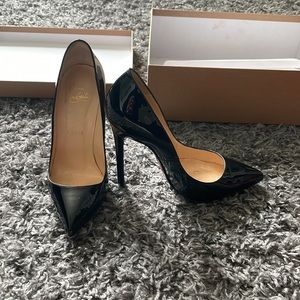 Christian Louboutin Pigalle 120 Patent Calf Stilettos